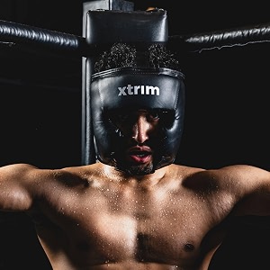 xtrim unisex headgear with full face protection for boxing large