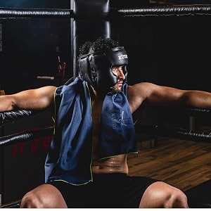xtrim unisex headgear with full face protection for boxing xlarge adjustable pu padded for mma training sparring muay thai amp martial arts