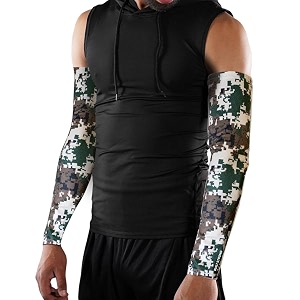 xtrim unisex arm compression sleeves for bike riding medium camo green