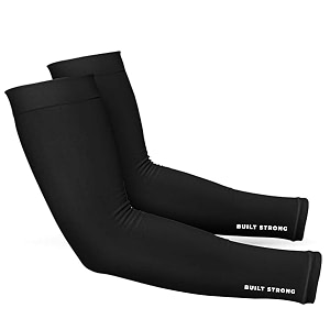 xtrim unisex arm compression sleeves for bike riding large jet black