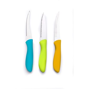 knife for kitchen high in quality stainless steel knife multi color pack of 3