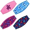 Xuhal 4 Pcs Neoprene Mask Strap Cover for Neoprene Diving Swimming Snorkel Non Slip Hair Protector Wrap for Men Women