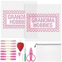 XunYee 17 Pcs Grandma Hobbies Needlepoint Kit for Beginners Adults Starters