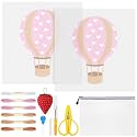 XunYee 18 Pcs Hot Air Balloon Needlepoint Kit for Beginners Adults Starters