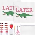 XunYee 20 Pcs Later, Alligator Needlepoint Kit for Beginners Adults Starter