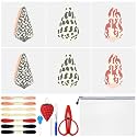 XunYee 28 Pcs Leopard Print Conch Needlepoint Kit for Beginners Adults