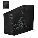 Upright Excercise Bike Cover, Waterproof Dustproof Spinning Bicycle Cover, Drawstring Polyester Fiber Cover with Storage Bag