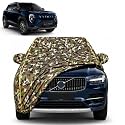 Xuv 3xo 100% Waterproof Car Cover | Dustproof Sun Protection Cover | Soft Cotton Lining | Triple Stitched | Mirror Pocket | Antenna Pocket | All Weather Body Cover (Army)