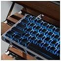 XVX Black PBT Keyboard Keycaps, Prism Shine Through Keycap Set