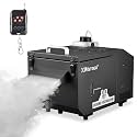 XWSTGEQ 1200W Low Lying Ground Fog Machine DMX512 Wireless Remote Control