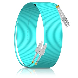 05m165ft2pcs scupc to lcupc mm om3 dx lszh 30mm indoor fiber optic patch cord sc to lc multimode 50125m duplex sc-lc optical fiber jumper cable-xsulu321-05