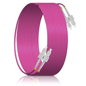 3m10ft scupc to scupc mm om4 dx lszh 30mm indoor fiber optic patch cord sc to sc multimode 50125m duplex sc-sc optical fiber jumper cable-xsusu421-3