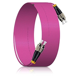 15m50ft fcupc to scupc mm om4 dx lszh 30mm indoor fiber optic patch cord fc to sc multimode 50125m duplex fc-sc optical fiber jumper cable-xfusu421-15
