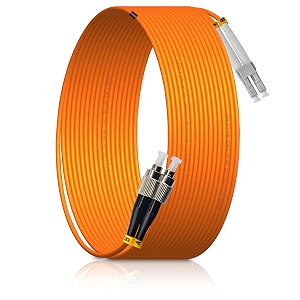30m99ft fcupc to lcupc mm om2 dx lszh 30mm indoor fiber optic patch cord fc to lc multimode 50125m duplex fc-lc optical fiber jumper cable-xfulu221-30