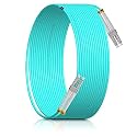 7M/23FT LC/UPC to LC/UPC MM OM3 DX LSZH 3.0mm Indoor Fiber Optic Patch Cord, LC to LC Multimode 50/125μm Duplex LC-LC Optical Fiber Jumper Cable-XLULU321-7