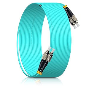 20m66ft fcupc to fcupc mm om3 dx lszh 30mm indoor fiber optic patch cord fc to fc multimode 50125m duplex fc-fc optical fiber jumper cable-xfufu321-20