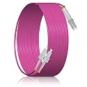 20M/66FT SC/UPC to LC/UPC MM OM2 DX LSZH 3.0mm Indoor Fiber Optic Patch Cord, SC to LC Multimode 50/125μm Duplex SC-LC Optical Fiber Jumper Cable-XSULU221-20