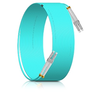 30m99ft lcupc to lcupc mm om3 dx lszh 30mm indoor fiber optic patch cord lc to lc multimode 50125m duplex lc-lc optical fiber jumper cable-xlulu321-30