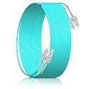 30M/99FT SC/UPC to SC/UPC MM OM3 DX LSZH 3.0mm Indoor Fiber Optic Patch Cord, SC to SC Multimode 50/125μm Duplex SC-SC Optical Fiber Jumper Cable-XSUSU321-30