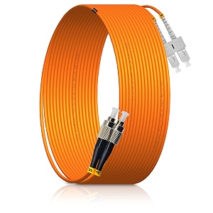 3m10ft fcupc to scupc mm om2 dx lszh 30mm indoor fiber optic patch cord fc to sc multimode 50125m duplex fc-sc optical fiber jumper cable-xfusu221-3