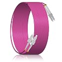 3M/10FT SC/UPC to LC/UPC MM OM4 DX LSZH 3.0mm Indoor Fiber Optic Patch Cord, SC to LC Multimode 50/125μm Duplex SC-LC Optical Fiber Jumper Cable-XSULU421-3