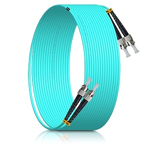 3m10ft stupc to stupc mm om3 dx lszh 30mm indoor fiber optic patch cord st to st multimode 50125m duplex st-st optical fiber jumper cable-xtutu321-3