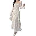 xxxiticat Women39s Floral Lace Maxi Dress Long