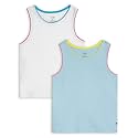 XY Life Primary Tank Top for Girls, Relaxed Fit, Solid
