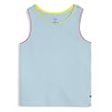 XY Life Primary Tank Top for Girls, Relaxed Fit, Solid