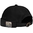 XYIYI Mens Docker Cap Brimless Hats Skullcap Worker Sailor Cap Rolled Cuff Retro Beanie Hat