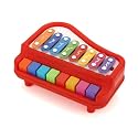 2 in 1 Mini Piano and Xylophone Musical Toy with Colorful Keys &amp; 2 Mallets for Babies/Girls/Boys/Kids/Gifts | Purple Color