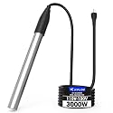 Xyloz 3000W Portable Immersion Water Heater for Camping, RV, Buckets & Pool