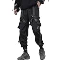 XYXIONGMAO Men's Techwear Clothing Hip Hop Pants Black Streetwear Gothic Sweatpants Tactical Cargo Pants for Men