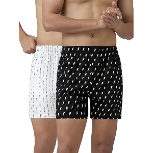 xyxx men39s remix regular fit cotton printed boxer with dual pocket amp no marks waistband pack of 2