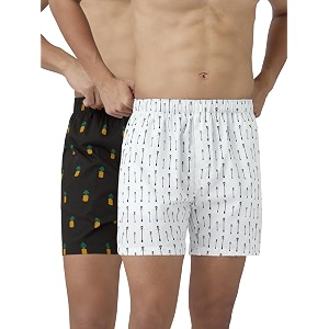 xyxx men39s remix regular fit cotton printed boxer with dual pocket amp no marks waistband pack of 2