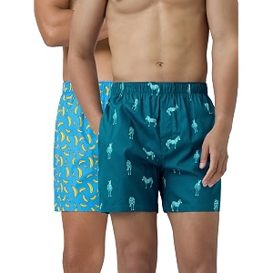 xyxx men39s remix regular fit cotton printed boxer with dual pocket amp no marks waistband pack of 2