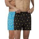 XYXX Men's Remix Regular Fit Cotton Printed Boxer with Dual Pocket &amp; No Marks Waistband (Pack of 2)
