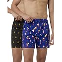 XYXX Men's Remix Regular Fit Cotton Printed Boxer with Dual Pocket &amp; No Marks Waistband (Pack of 2)
