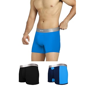 XYXX Mens Cloudsoft Micromodal Premium TrunksAntimicrobial Snug