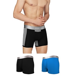 XYXX Mens Cloudsoft Micromodal Premium TrunksAntimicrobial Snug
