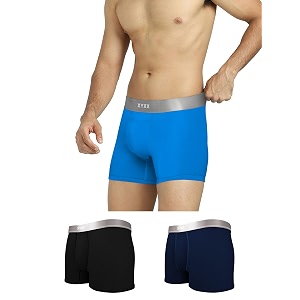 XYXX Mens Cloudsoft Micromodal Premium TrunksAntimicrobial Snug