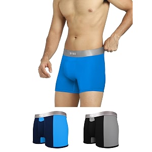 XYXX Mens Cloudsoft Micromodal Premium TrunksAntimicrobial Snug