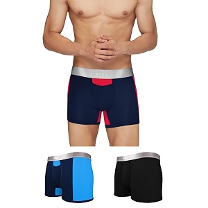 XYXX Mens Cloudsoft Micromodal Premium TrunksAntimicrobial Snug