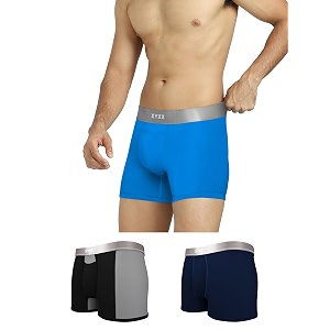 XYXX Mens Cloudsoft Micromodal Premium TrunksAntimicrobial Snug