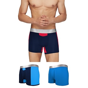 XYXX Mens Cloudsoft Micromodal Premium TrunksAntimicrobial Snug