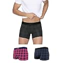 XYXX Men39s Modal Checkered Trunks Slim Fit