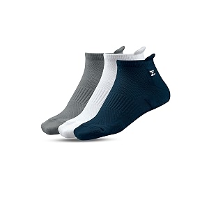 xyxx mens intellieaze everyday ankle-length socks