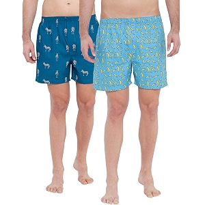xyxx men39s remix regular fit cotton printed boxer with dual pocket amp no marks waistband pack of 2