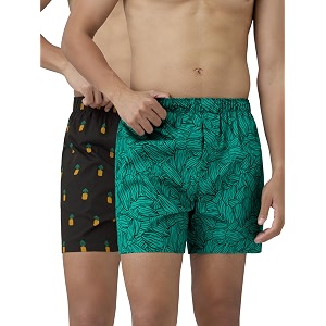 xyxx men39s remix regular fit cotton printed boxer with dual pocket amp no marks waistband pack of 2