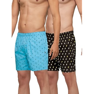 xyxx men39s remix regular fit cotton printed boxer with dual pocket amp no marks waistband pack of 2